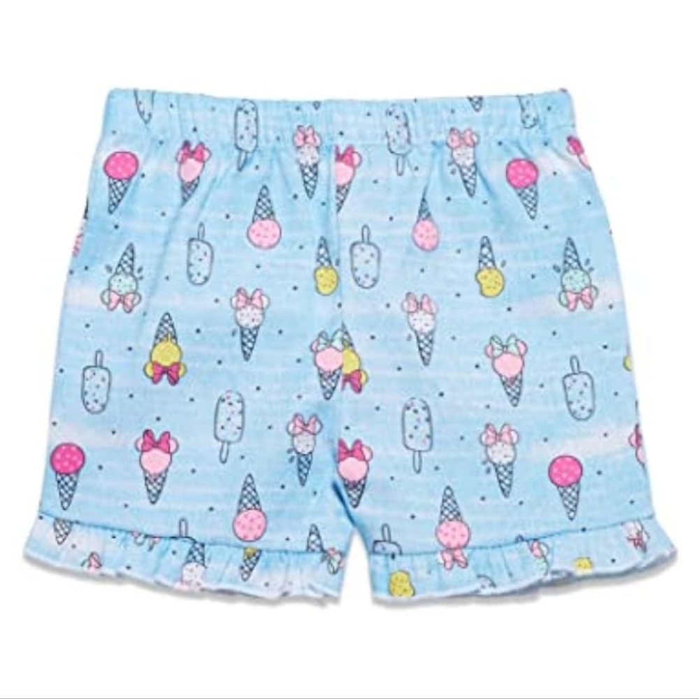 Minnie Mouse Little Girls Shorts Pink/Blue 4T